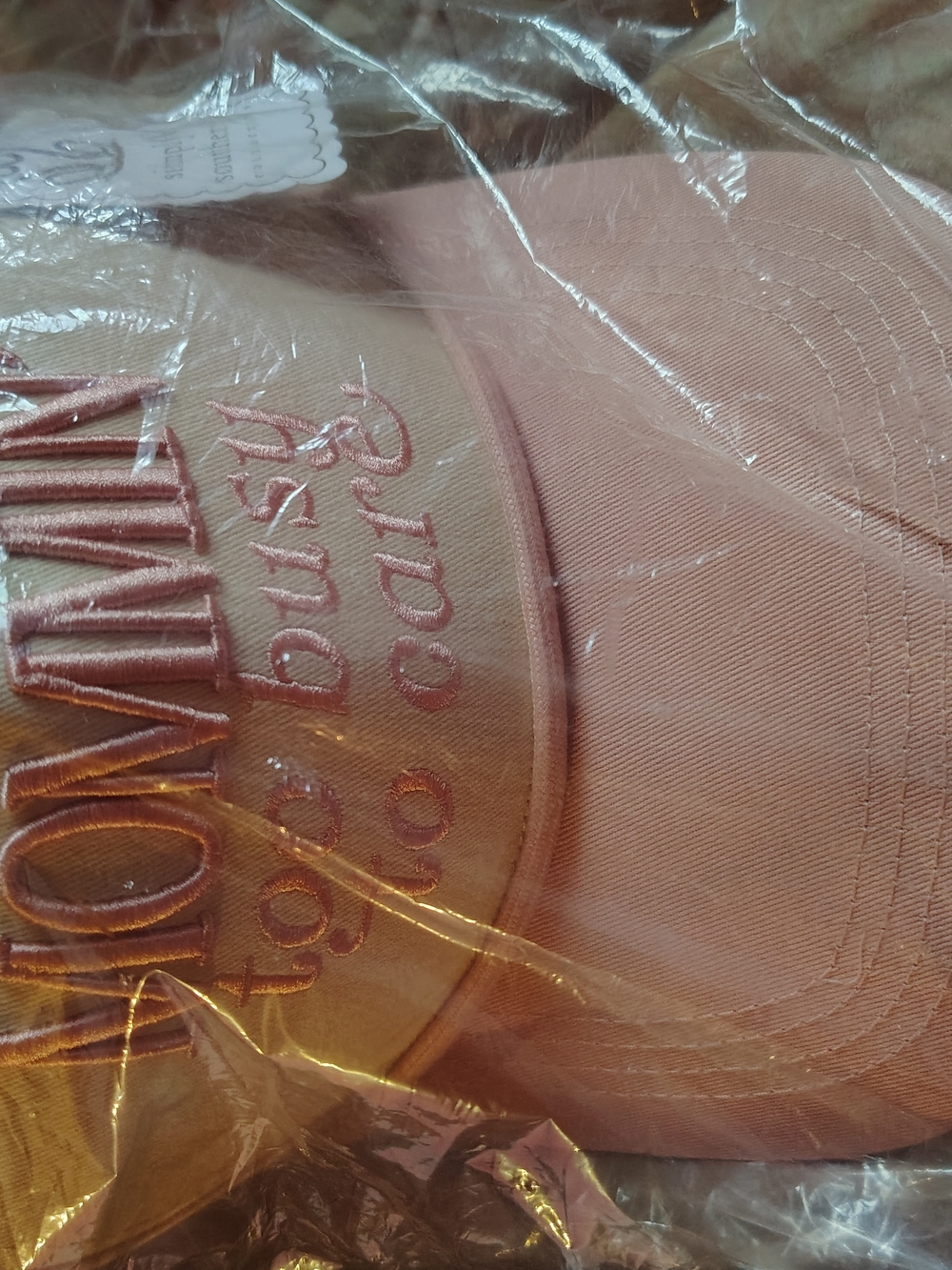 Simply Southern Blush Pink Embroidered Baseball Cap
